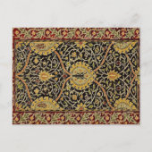 William Morris Classic Carpet Art Print Design Briefkaart (Voorkant)