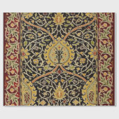 William Morris Classic Carpet Art Print Design Cadeaupapier (Vlak)
