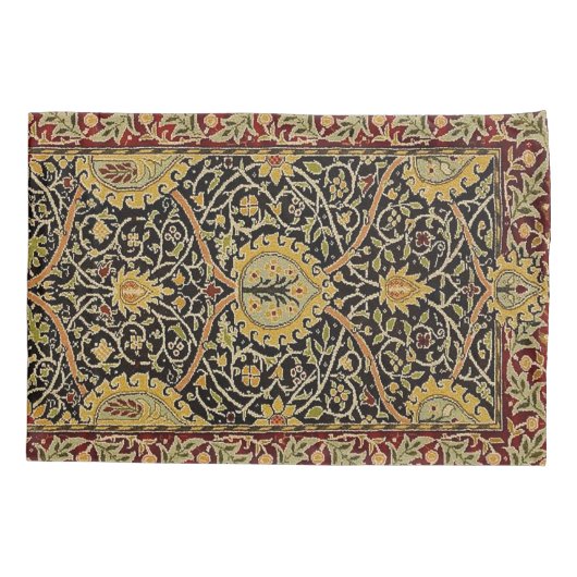 William Morris Classic Carpet Art Print Design Kussensloop (Achterkant)