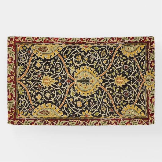 William Morris Classic Carpet Art Print Design Spandoek (Horizontaal)