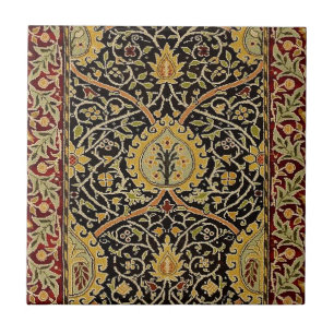 William Morris Classic Carpet Art Print Design Tegeltje