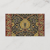 William Morris Classic Carpet Art Print Design Visitekaartje (Achterkant)