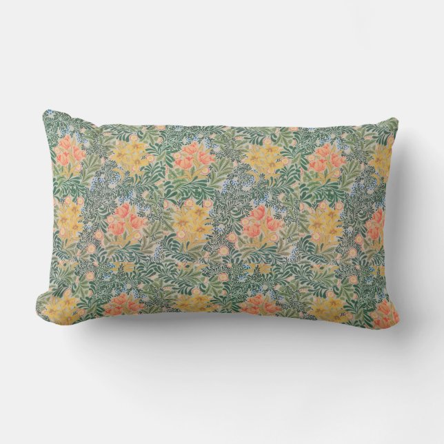 William Morris Classic Floral Buitenkussen (Voorkant)