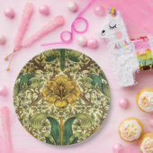 William Morris Classic Floral Papieren Bordje (Feest)