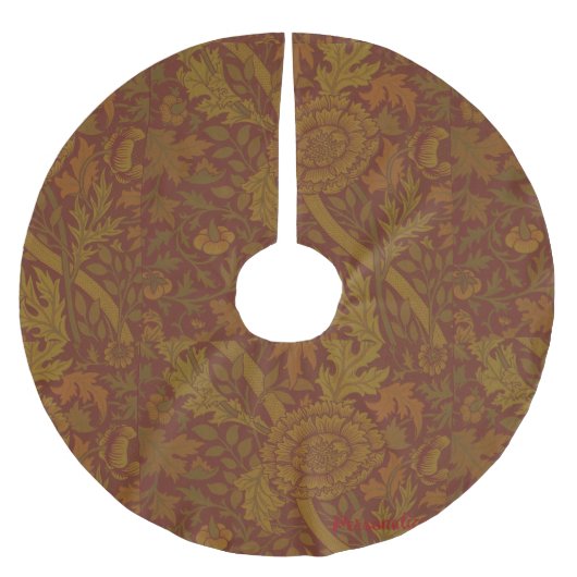 William Morris Classic Gold Tree Rok Kerstboom Rok (Voorkant)