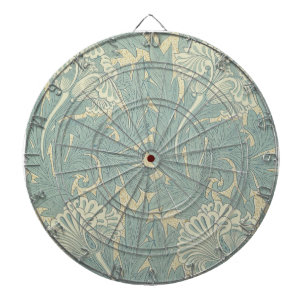 William Morris Classic Tulip Blue Floral Dartbord