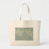 William Morris Classic Tulip Blue Floral Grote Tote Bag (Voorkant)
