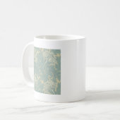 William Morris Classic Tulip Blue Floral Koffiemok (Voorkant links)