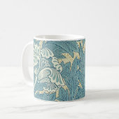 William Morris Classic Tulip Blue Floral Koffiemok (Voorkant links)