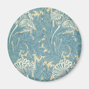 William Morris Classic Tulip Blue Floral Magneet