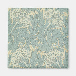 William Morris Classic Tulip Blue Floral Magneet
