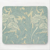 William Morris Classic Tulip Blue Floral Muismat (Voorkant)