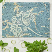 William Morris Classic Tulip Blue Floral Theedoek (Gevouwen)