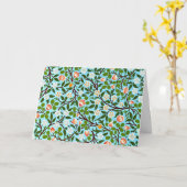 William Morris - Clover, bloempatroon Kaart (Gele Bloem)