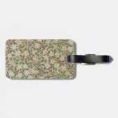 William Morris Clover Botanische Bloem Bagagelabel (Achterkant horizontaal)