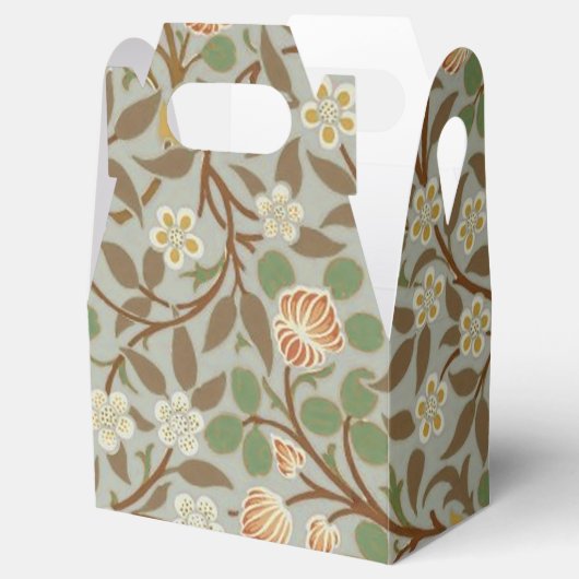 William Morris Clover Botanische Bloem Bedankdoosjes (Geopend)