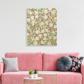 William Morris Clover Botanische Bloem Canvas Afdruk (Insitu (Woonkamer))