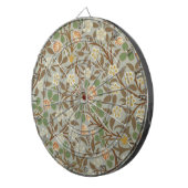 William Morris Clover Botanische Bloem Dartbord (Voorkant Rechts)