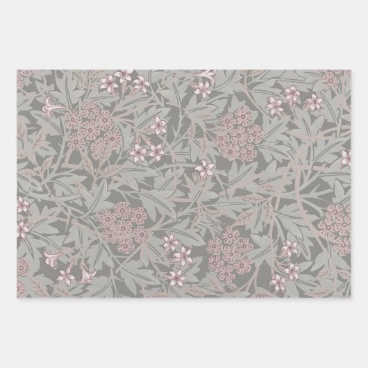 William Morris Clover Botanische Bloem Inpakpapier Vel (Voorkant 2)