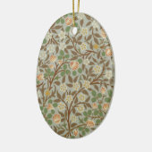 William Morris Clover Botanische Bloem Keramisch Ornament (Links)