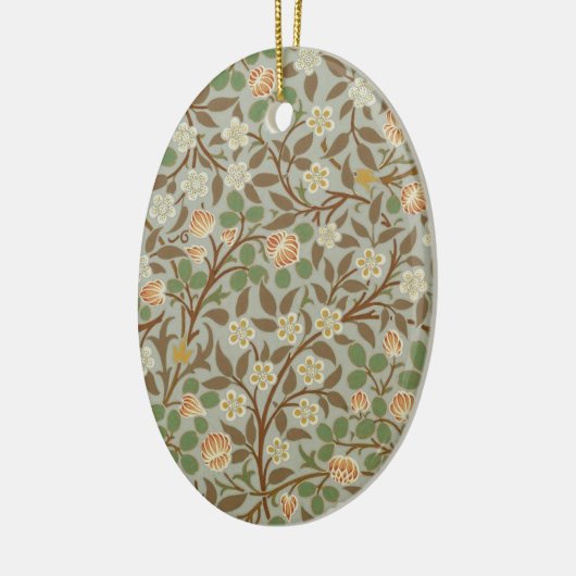 William Morris Clover Botanische Bloem Keramisch Ornament (Links)