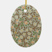 William Morris Clover Botanische Bloem Keramisch Ornament (Voorkant)
