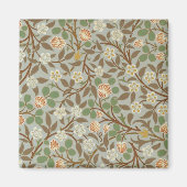 William Morris Clover Botanische Bloem Magneet (Voorkant)