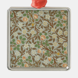 William Morris Clover Botanische Bloem Metalen Ornament