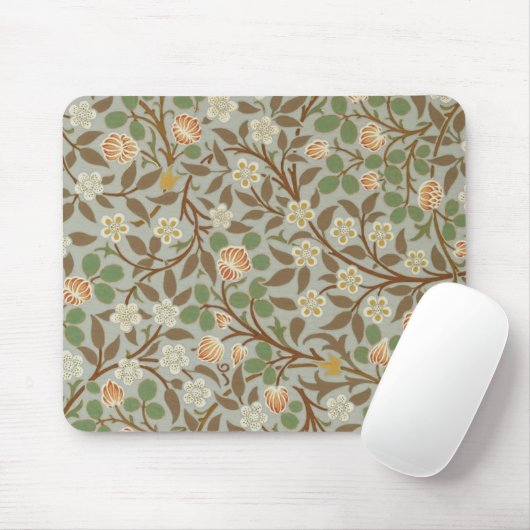 William Morris Clover Botanische Bloem Muismat (Met muis)