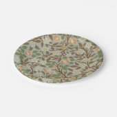 William Morris Clover Botanische Bloem Papieren Bordje (Gekanteld)