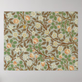 William Morris Clover Botanische Bloem Poster (Voorkant)