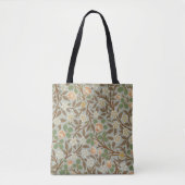 William Morris Clover Botanische Bloem Tote Bag (Voorkant)
