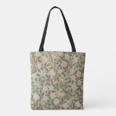 William Morris Clover Botanische Bloem Tote Bag (Achterkant)