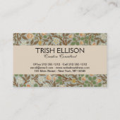 William Morris Clover Botanische Bloem Visitekaartje (Achterkant)