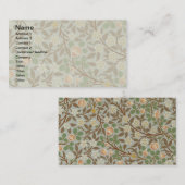 William Morris Clover Botanische Bloem Visitekaartje (Voorkant / Achterkant)