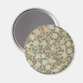 William Morris Clover Flower Art Pattern Magneet (Voorkant / Achterkant)
