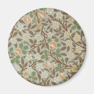 William Morris Clover Flower Art Pattern Magneet