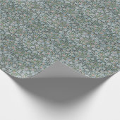 William Morris Clover Flowers Floral Pink Cadeaupapier (Hoek)