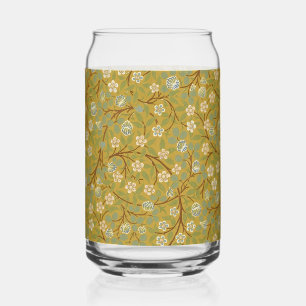 William Morris Clover Vintage Bloemschilderkunst Blikvorm Glas