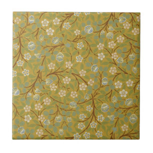 William Morris Clover Vintage Bloemschilderkunst Tegeltje