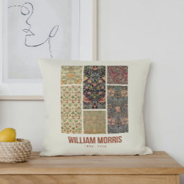 William Morris Collected Art Pattern Collage Kussen
