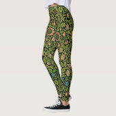 William Morris - Columbine, dark green, Case-Mate Leggings (Links)