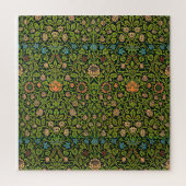 William Morris - Columbine, dark green, Case-Mate Legpuzzel (Verticaal)
