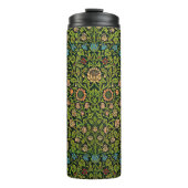 William Morris - Columbine, dark green, Thermosbeker (Voorkant)
