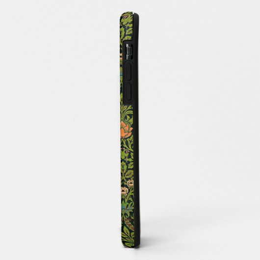 William Morris - Columbine, donkergroen, Case-Mate iPhone Case (Achterkant/links)