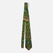 William Morris - Columbine, donkergroen, Case-Mate Stropdas (Achterkant)