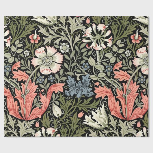 William Morris Compton bloemmotief Cadeaupapier (Vlak)