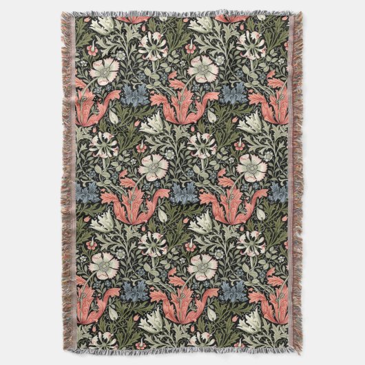 William Morris Compton bloemmotief Deken (Voorkant Verticaal)