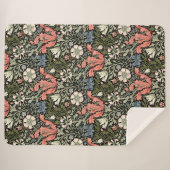 William Morris  Compton bloemmotief Sherpa Deken (Voorkant (horizontaal))