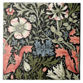 William Morris  Compton bloemmotief Tegeltje (Voorkant)